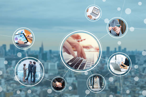 Business network concept.