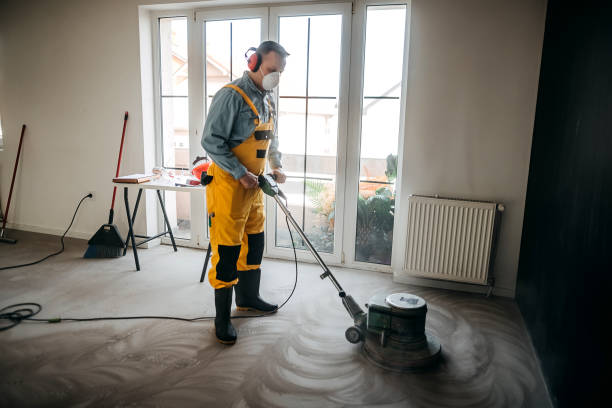 Professional polishing machine polish the floor